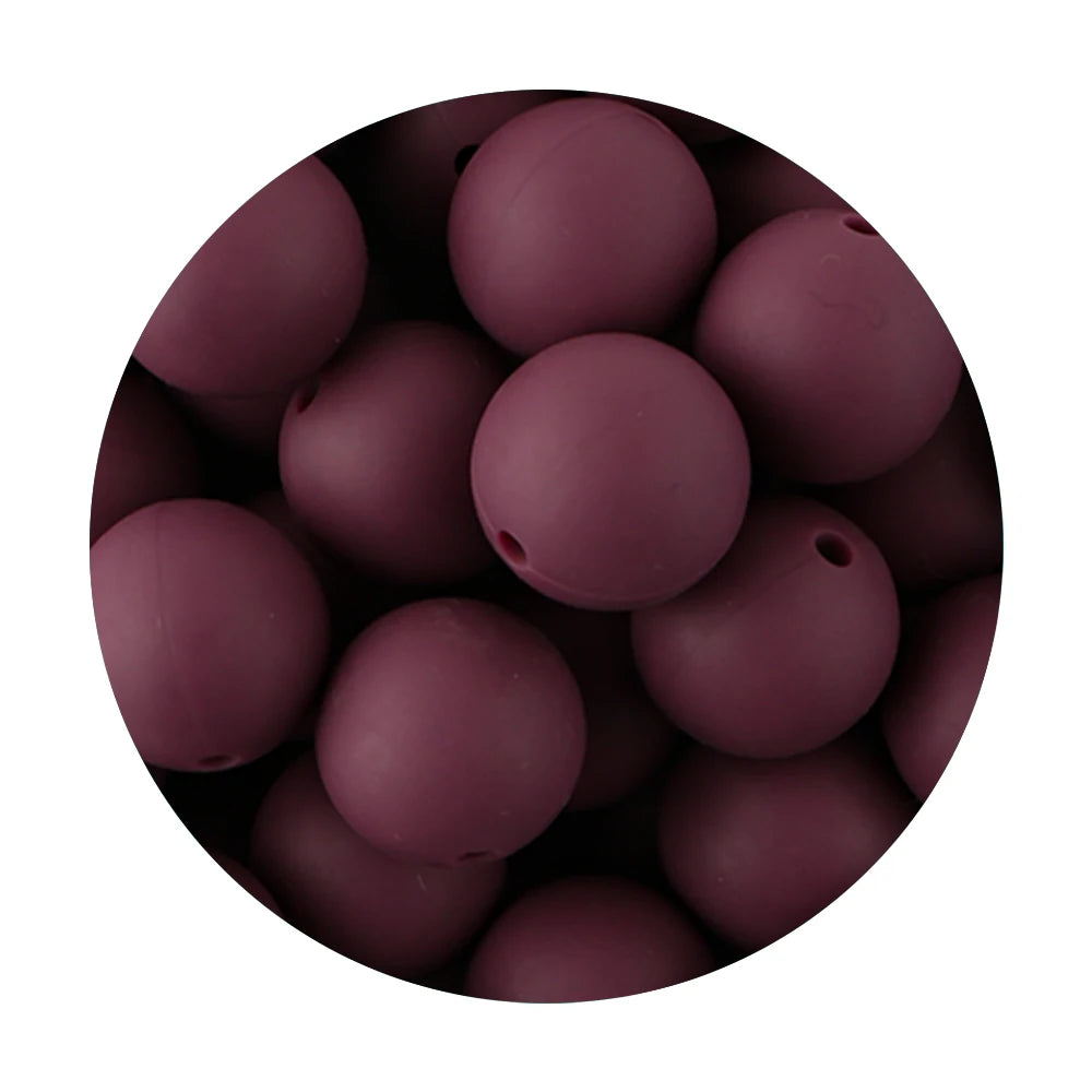50Pcs Silicone Spacer Beads - 9/12/15mm Round Loose Beads for DIY Necklace Bracelet Jewelry Making