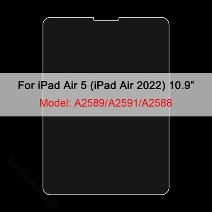 3-Pack Tempered Glass Screen Protector - Apple iPad 10th 9th 8th 7th Mini Air & Pro Series