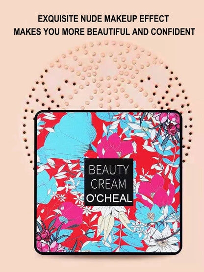 Mushroom Head Air Cushion CC Cream – Oil-Control Foundation, Whitening Concealer & Moisturizing BB Cream for Face Makeup