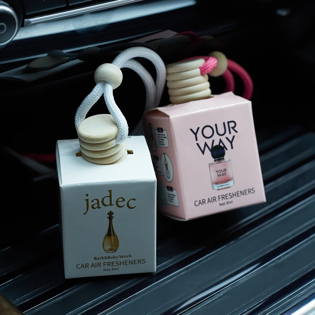 Car Perfume Bottle Air Freshener - Long-Lasting Fresh Scent & Stylish Interior Accessory