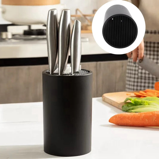 Kitchen Knife Holder Organizer - Multi-Style Knife Storage Stand for Cleavers, Fruit Knives & Scissors
