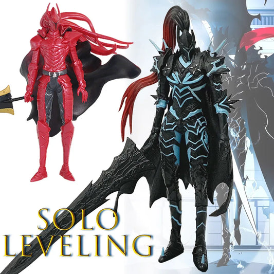 20-21cm Solo Figures – Bloodred Knight & Yggdrasil Action Figure Statue, Lgris Sung Jinwoo Model Toy