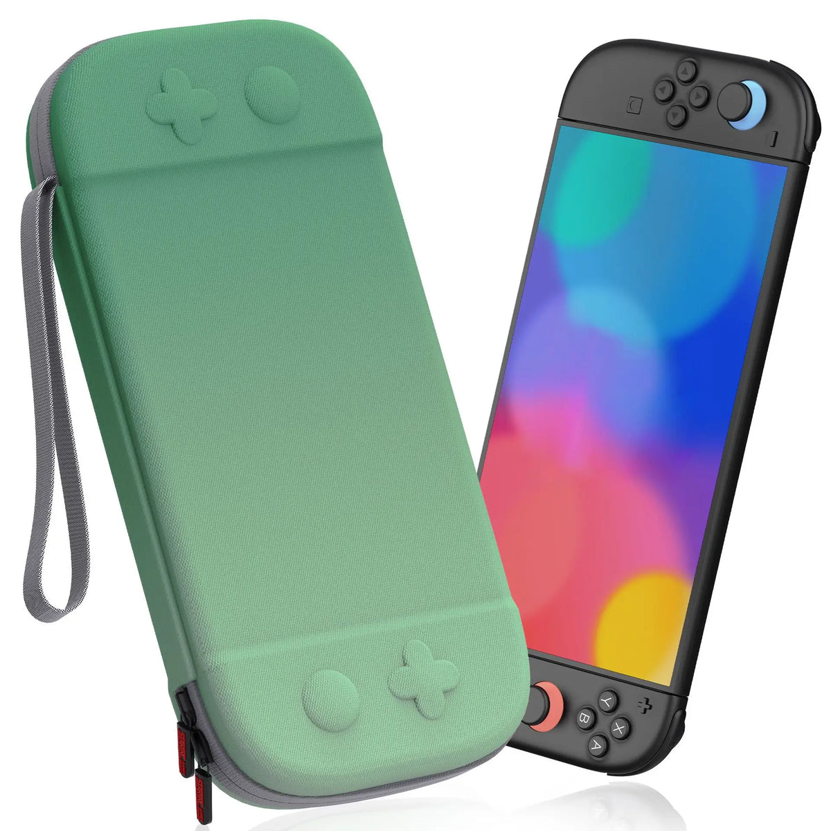 EAV Nylon Hard Shell Case for Nintendo Switch 2 - Portable Waterproof Storage Bag with Card Slot, Anti-Drop Protection