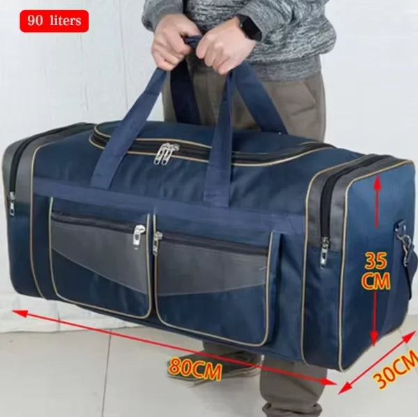 90L Large Travel Duffel Bag - Spacious Camping, Gym & Sports Shoulder Bag for Men & Women