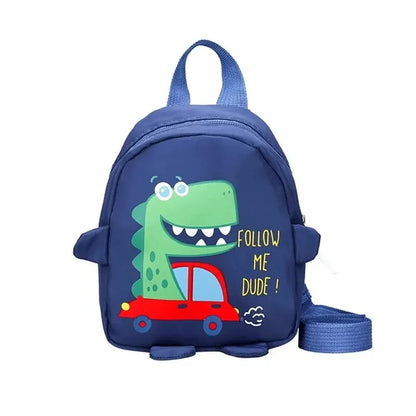 Cute Cartoon Dinosaur Kids Backpack – Anti-Lost Toddler School Bag for Kindergarten & Preschool