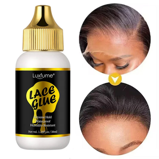 38ml Waterproof Lace Wig Glue Gel - Durable Hair Adhesive for Wig Styling & Hair Accessories, All Hair Types