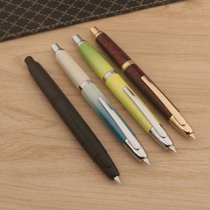 JinHao 10 Matte Black Fountain Pen — F/EF Nib Writing Pen for Office, School & Gifts