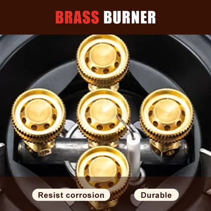 BRS-201A Portable Camping Gas Stove – 16000W High Pressure Propane Butane Burner – Outdoor Emergency Stove with Piezo Ignition