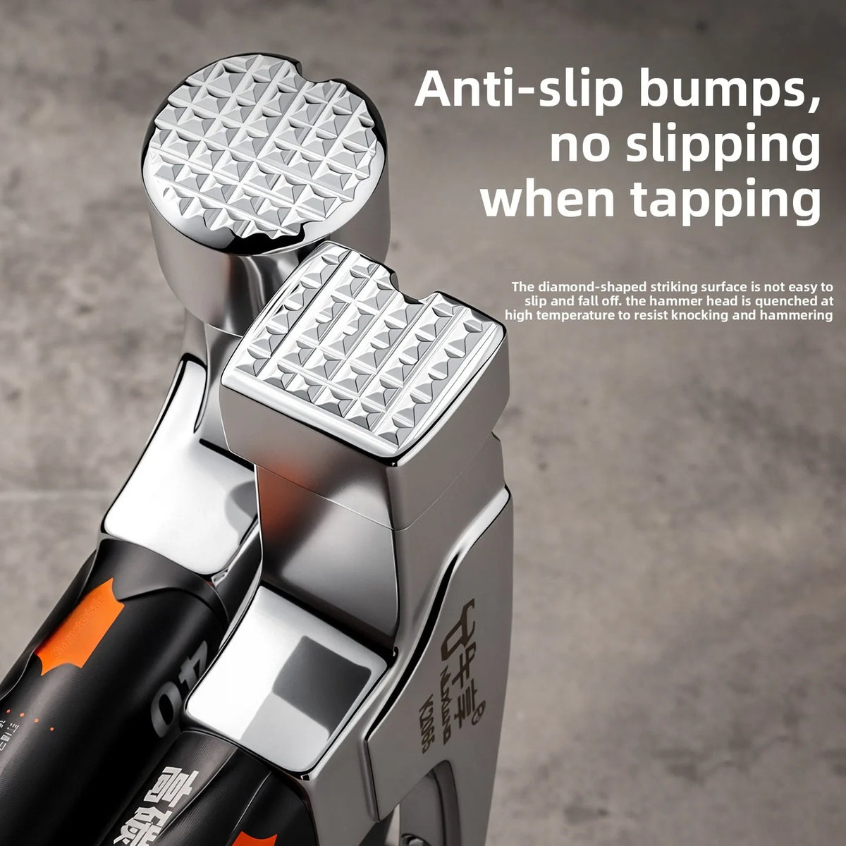 DGEV Claw Hammer - High-Carbon Steel Nail Puller with Magnetic Insulated Handle