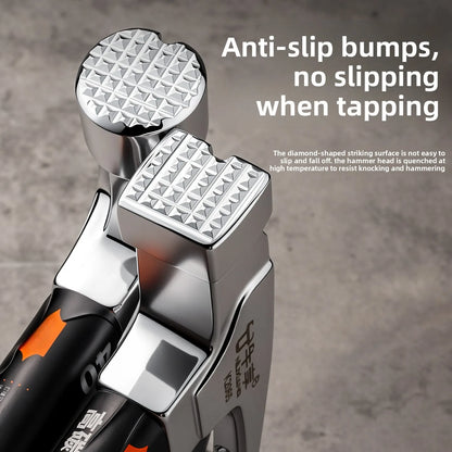 DGEV Claw Hammer - High-Carbon Steel Nail Puller with Magnetic Insulated Handle