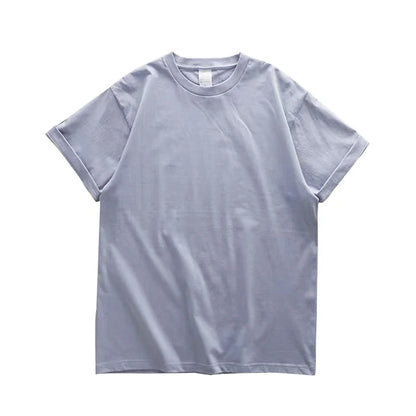 Dukeen Heavyweight Cotton T-Shirt - 280gsm Oversized Short Sleeve Casual Tee for Men Summer Streetwear