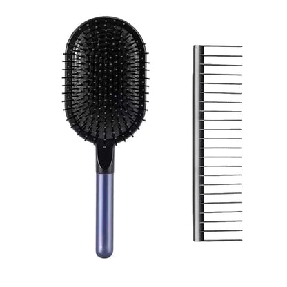 Girls Airbag Hairbrush — Wet & Curly Hair Detangling Comb, Scalp Massage Tool for Salon Styling