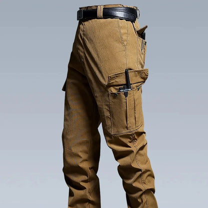 Water Resistant Tactical Work Pants - Multi Pocket Outdoor Military Style Casual Trousers for Men Spring Autumn