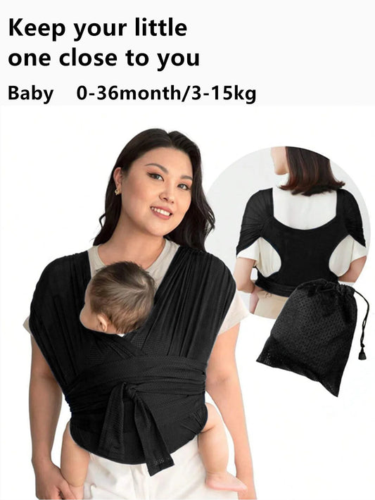 Minimalist X-Shaped Baby Sling - Multifunctional Easy Carry Wrap Towel Carrier for Children