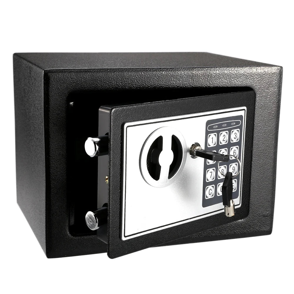 Electronic Digital Keypad Lock Safe – All Steel Security Box for Home & Office