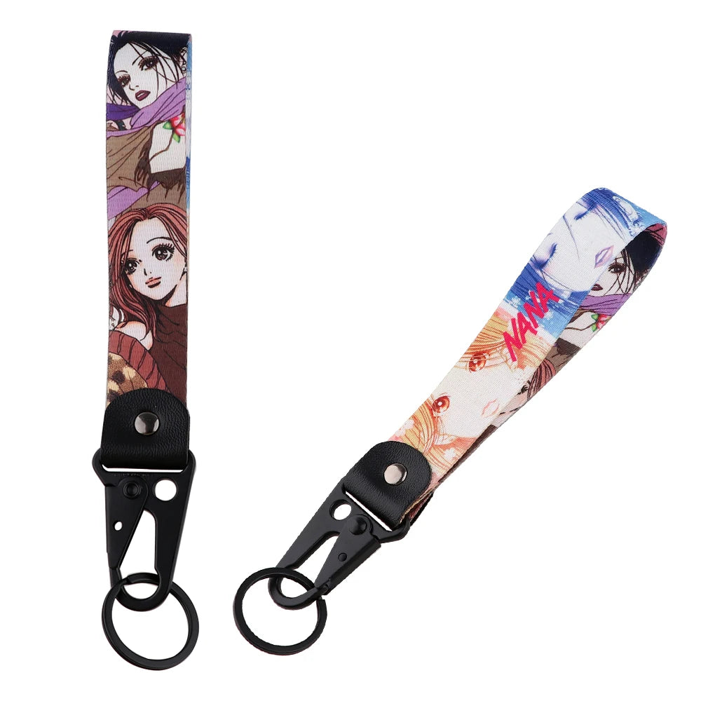 Anime Eagle Beak Keychain – Cool Short Lanyard for Phone, Badge Holder & USB Pendant