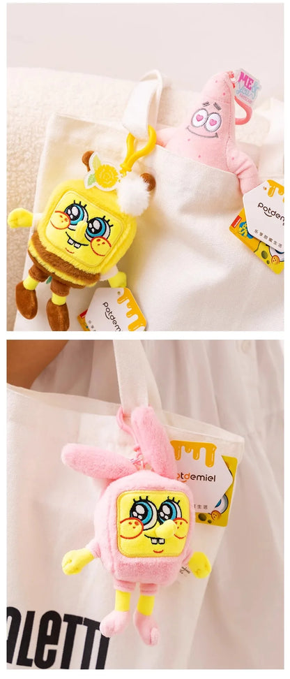 Anime Spongebob SquarePants Plush Toys – Patrick, Squidward, Mr. Krabs & Gary Stuffed Cartoon Toys, Birthday Gift for Kids