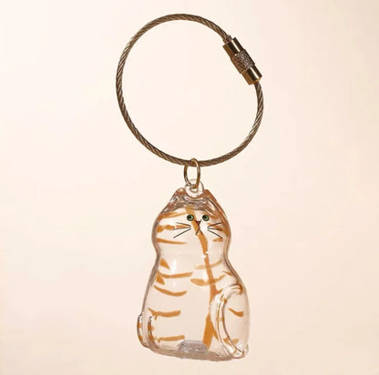 Cute Dog Hair Storage Pendant Keychain – Couple Bag Charm, Car Keychain Jewelry, Souvenir Gift & Decoration Accessory