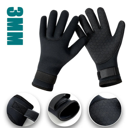 3mm/5mm Neoprene Diving Socks – Non-Slip, Warm Patchwork Wetsuit Shoes for Adults, Surfing, Swimming & Snorkeling Boots