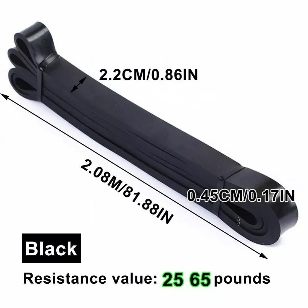 5-120lbs Fitness Resistance Band – Boxing, Agility, Yoga & Pilates Training Equipment for Home Gym