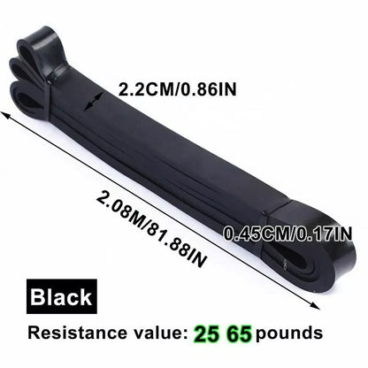 5-120lbs Fitness Resistance Band – Boxing, Agility, Yoga & Pilates Training Equipment for Home Gym