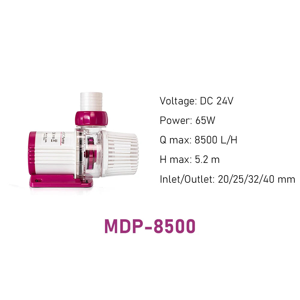 Jebao/Jecod MDP Series Smart DC Aquarium Pump – WiFi App Controlled Circulation Return Pump with LCD