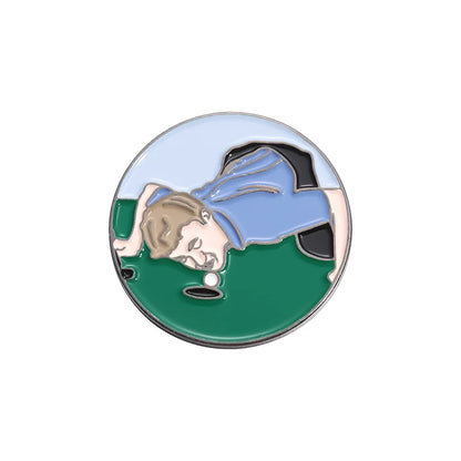 Magnetic Golf Hat Clip with Ball Marker - Electroplated Golf Marker and Training Accessory for Kids, Boys, Girls, and Golf Gifts