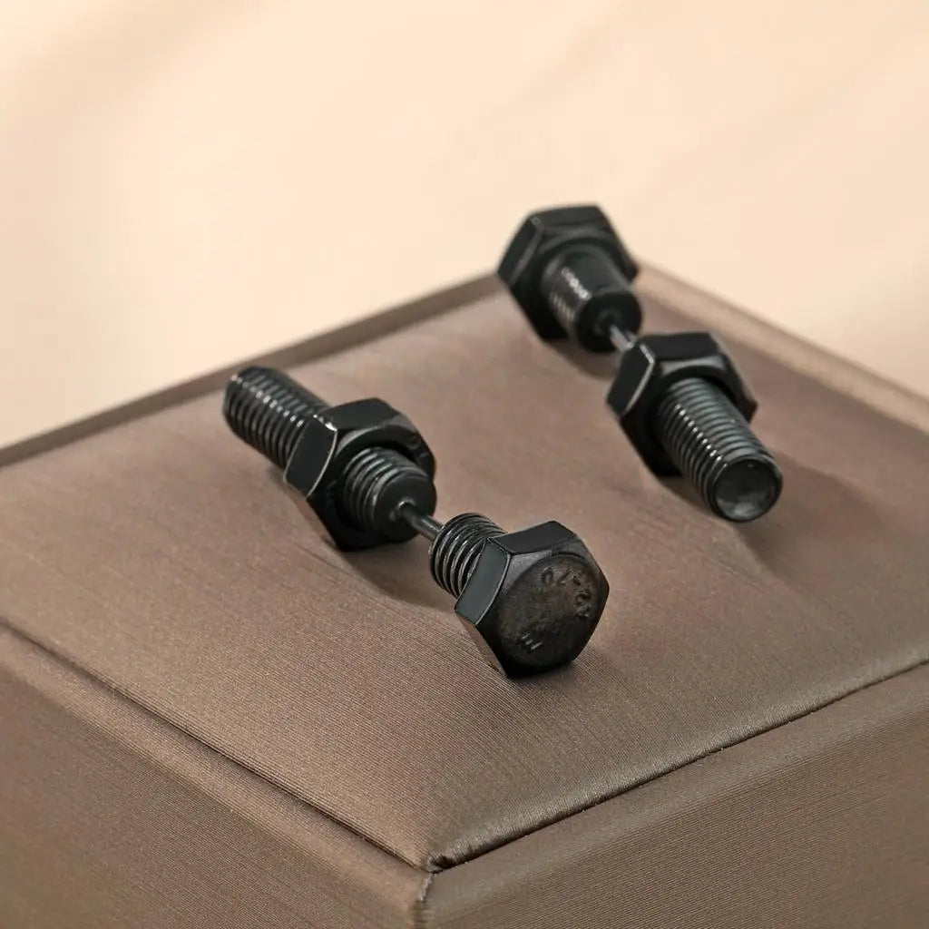 Fashion Screw Stud Earrings - Personalized Birthday Gift for Couples & Lovers