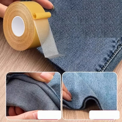 Strong Adhesive Fabric Tape - No-Cut Clothing & Pants Seam Adjustment Sticker