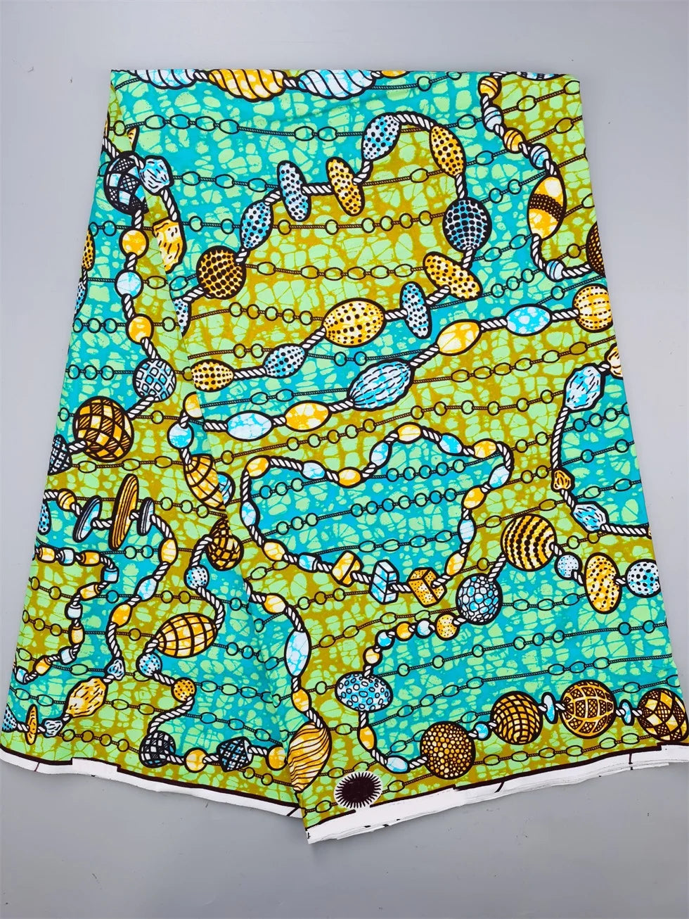 New Nigerian African Wax Fabric - 100% Cotton Real Wax Ankara Print High Quality Original Pagne Material