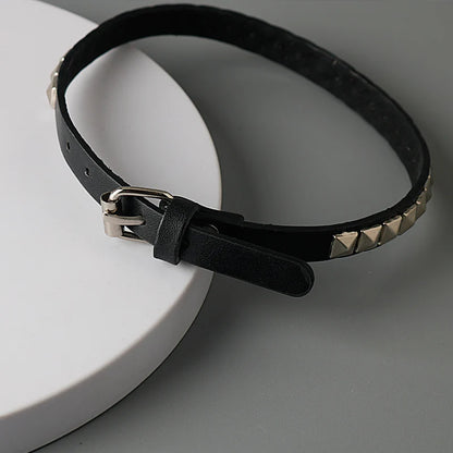 Anime Death Note Misa Amane Choker - Leather Rivet Collar Necklace for Men & Women, Punk Cosplay Jewelry Gift