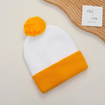 Unisex Christmas & Holiday Cosplay Set – Funny Knitted Beanie Hat with Gloves, Warm Winter Hat for Halloween & New Year