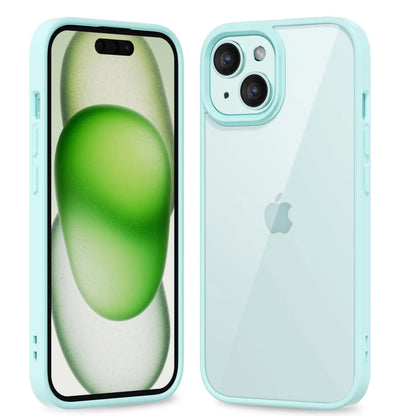 Transparent Shockproof Silicone Phone Case - Color Back Protective Cover for iPhone 16, 15, 14, 13, 12, 11 Pro Max & More