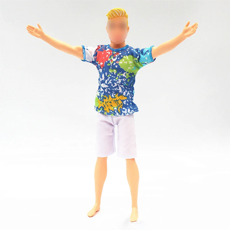 30cm Doll Clothing Set — Men’s Multi-Style Sports Outfit for Boyfriend Dolls