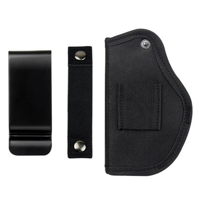 Tactical Universal Gun Holster - Left/Right Hand Waist Concealed Carry for Glock 17/19, Beretta M9, 1911, P226, 9mm Mag Pouch