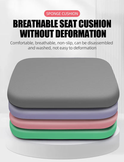 Ergonomic Memory Foam Seat Cushion – Office & Student Chair Pillow for Hemorrhoid Relief and Prolonged Sitting