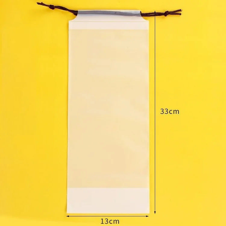 3PCS Rain Umbrella Covers – Reusable Waterproof Translucent Plastic Drawstring Bags, Portable Umbrella Storage