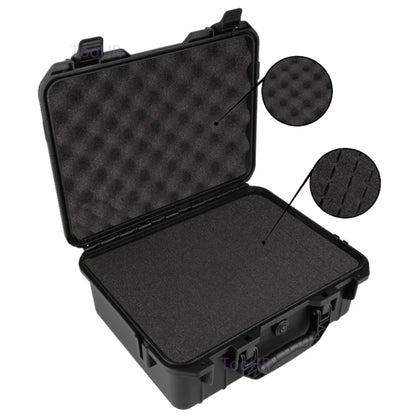 Waterproof Hard Carry Case Toolbox – Pre-Cut Foam Storage Organizer, Impact-Resistant Safety Protector for Hardware