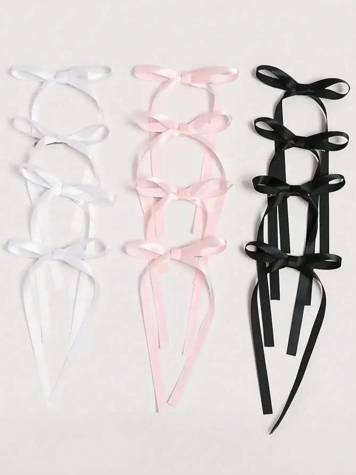 Bow Ribbon Hair Clips - Sweet Fashion Hair Accessories for Women & Girls