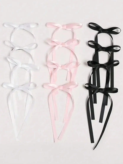 Bow Ribbon Hair Clips - Sweet Fashion Hair Accessories for Women & Girls