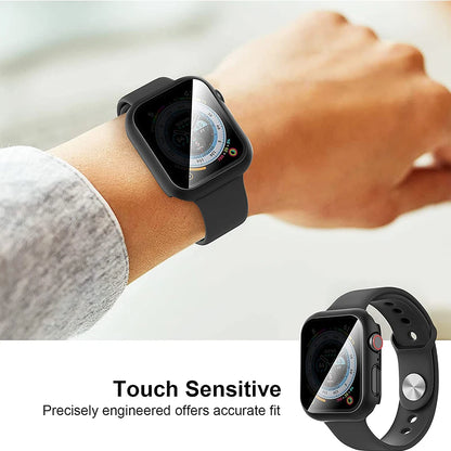 Privacy Tempered Glass & Case for Apple Watch Series 10 – 42mm/46mm Anti-Peeping Screen Protector Cover