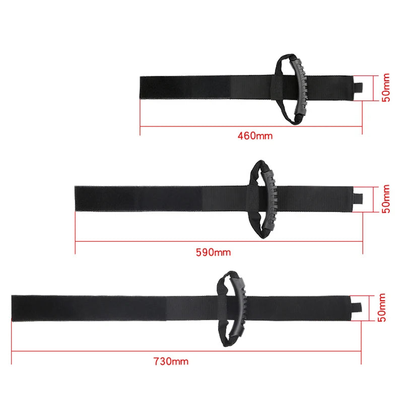 Heavy-Duty Storage Strap with Hook and Loop - Cord Carrying Strap, Hanger, and Organizer with Handle for Pool Hoses, Garden Hoses, Cables