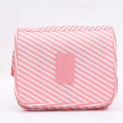 Waterproof Hanging Travel Makeup Bag – Bathroom Cosmetic Organizer for Men & Women