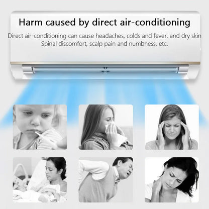 Adjustable Hanging Air Conditioning Deflector – Anti-Direct Blowing Windshield Baffle for Home AC
