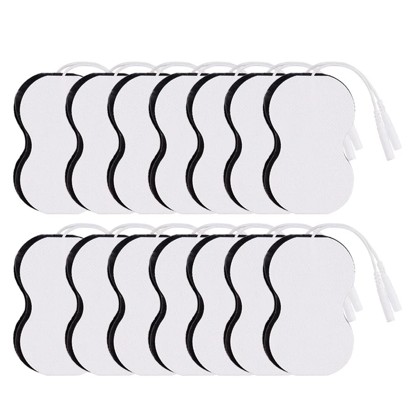 100/50pcs 5x5cm Muscle Stimulator Electrode Pads – Self-Adhesive Non-Woven Replacement for TENS Therapy Machines