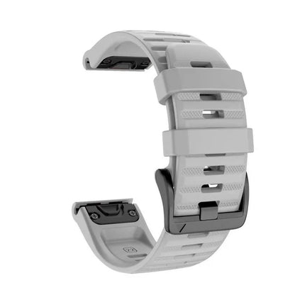 QuickFit Silicone Watch Strap 26mm 22mm for Garmin Fenix 7X 7 Pro 6X 6 5X 5 Plus 8 – Durable Replacement Sport Watchband