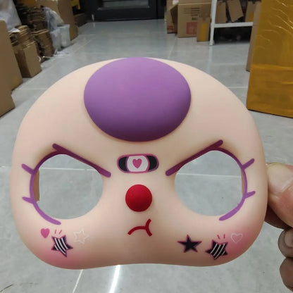 In-Stock 400% Baby Three Vinyl Faces — High-Quality Handmade Angry Expression Replacement Accessory for Dolls
