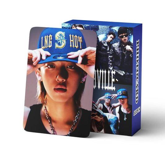 55PCS LNGSHOT Kpop Lomo Cards - Jay Park Album Photocards Stickers & Fan Collection Gift Set