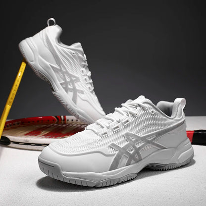Unisex Indoor Court Sports Shoes - Non-Slip Breathable Sneakers for Badminton, Table Tennis, Volleyball & Handball