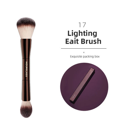 Hourglass Makeup Brushes Set – Powder, Foundation, Concealer, Blusher, Bronzer, Eyeshadow & Eyebrow Sculpting Brushes